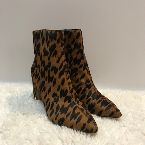 sam edelman booties leopard